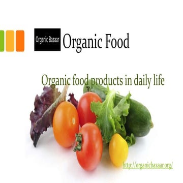 Organic products, Organic health product 