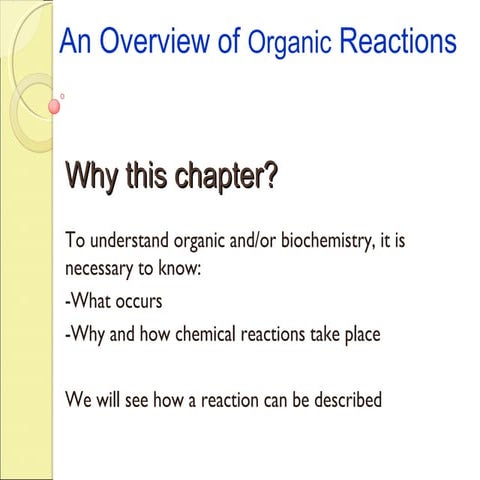 Organic reaction mechanism full