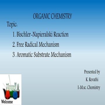 organic chemistry