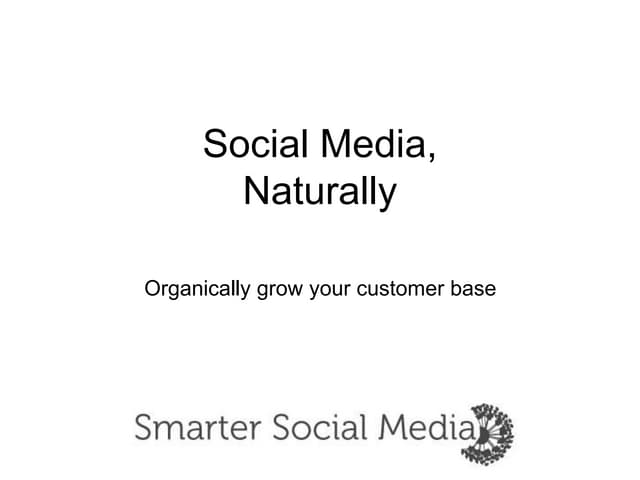 Organic Social Media