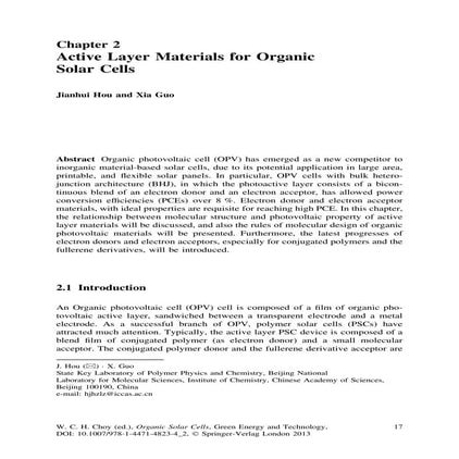 Organic solar cells | PDF