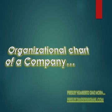 Organizational chart