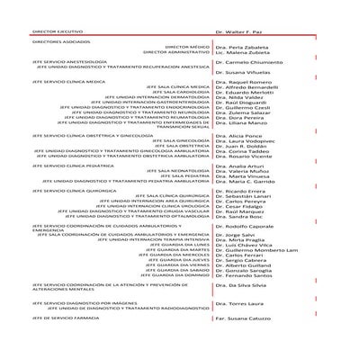 Autoridades y Servicios