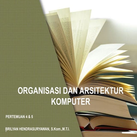 Arithmetic Logic Unit (ALU) - Organisasi Arsitektur Komputer.pptx