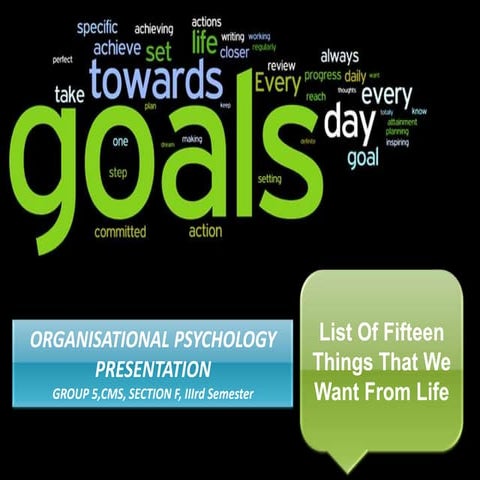 Organisational behaviour