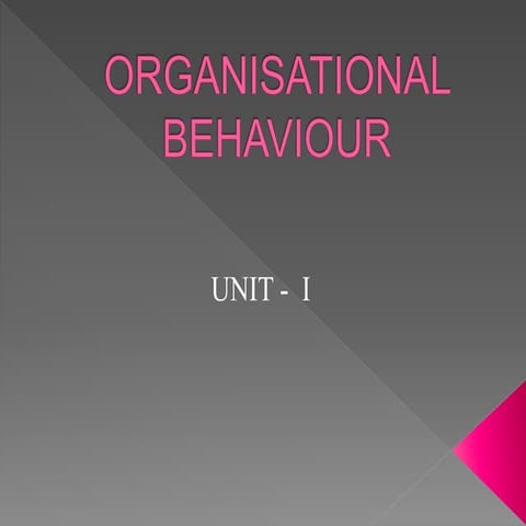 ORGANISATIONAL BEHAVIOUR - unit 1 A.pptx