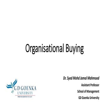 Organisational buying