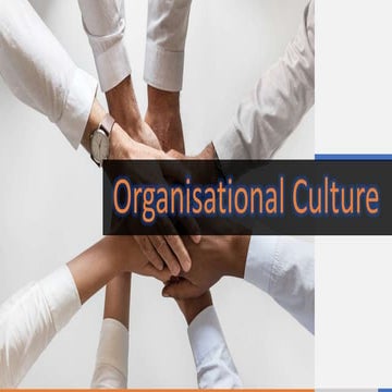 Organisational culture