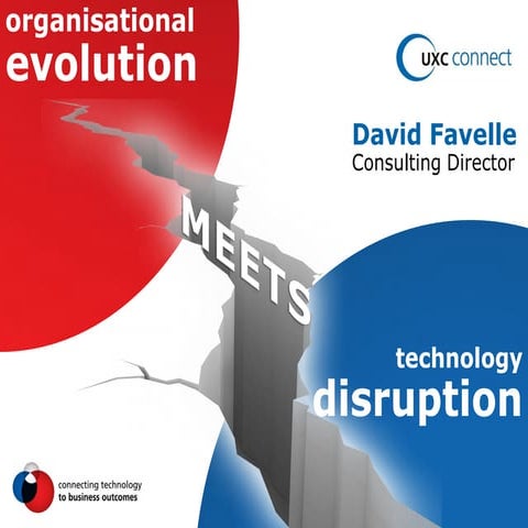 Organisational evolution meets technology disruption