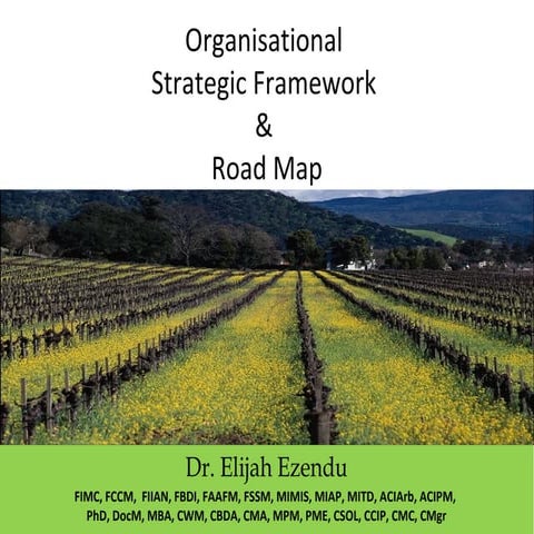 Organisational strategic framework & road map | PPT