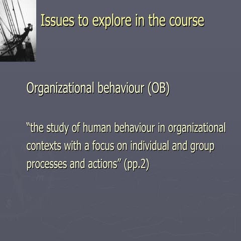 Organisation development