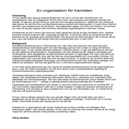 Organisation för framtiden ökk