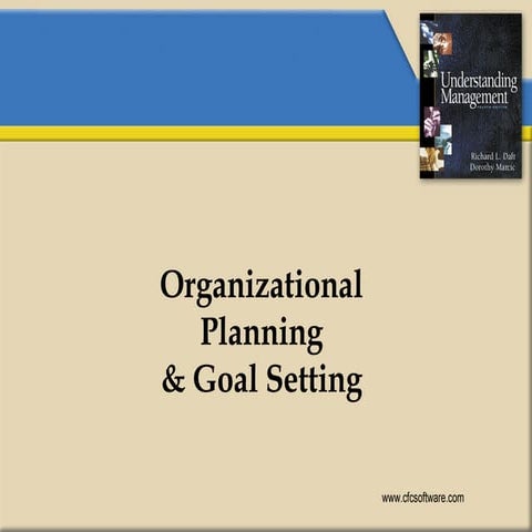 Organisation planning