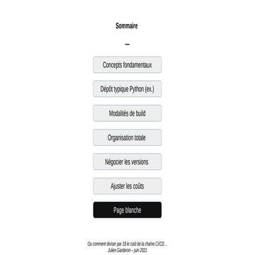 Organiser son CI/CD - présentation 