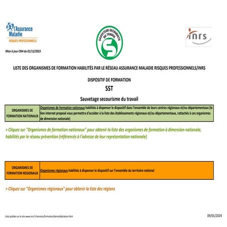organisme habilite sst organisme habilite sst | PDF