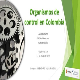 Organismos de control en Colombia