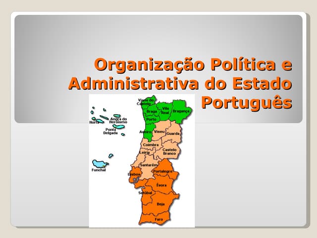 Organizacao politica e administrati...
