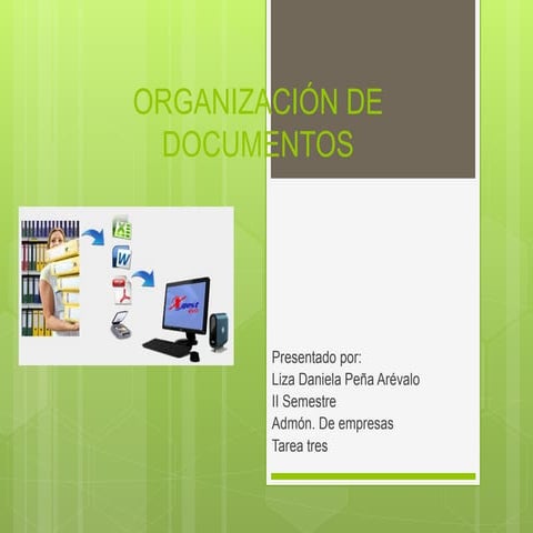 Manejo de documentos inactivos | PPTX
