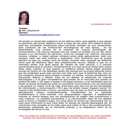 La Telefonia Movil