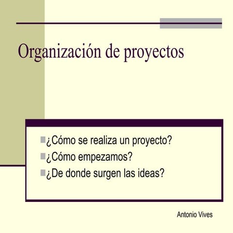 Organización de proyectos2