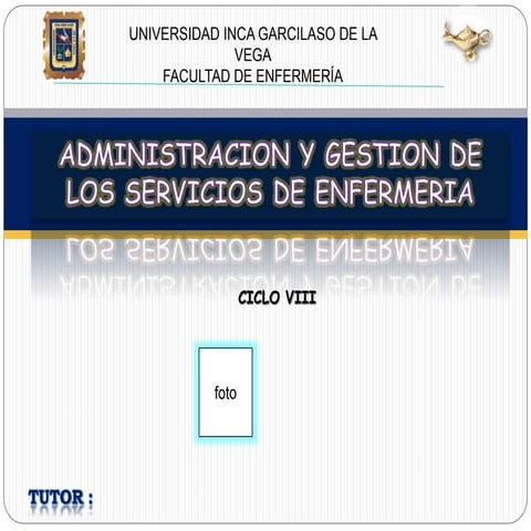 organizacion de los servicios.ppt