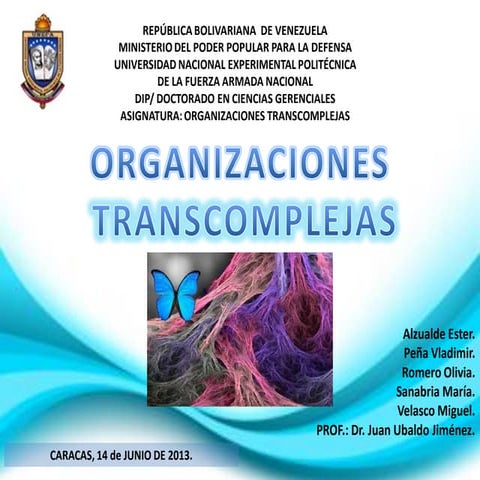  Organizaciones Trascomplejas