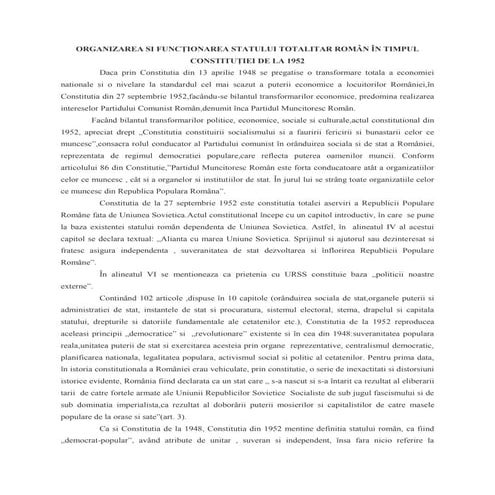 Constitutia de la 1948 | DOCX