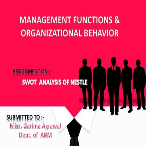 swot analysis on nestle