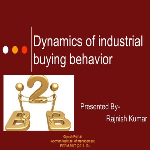 Industrial buying-behavior