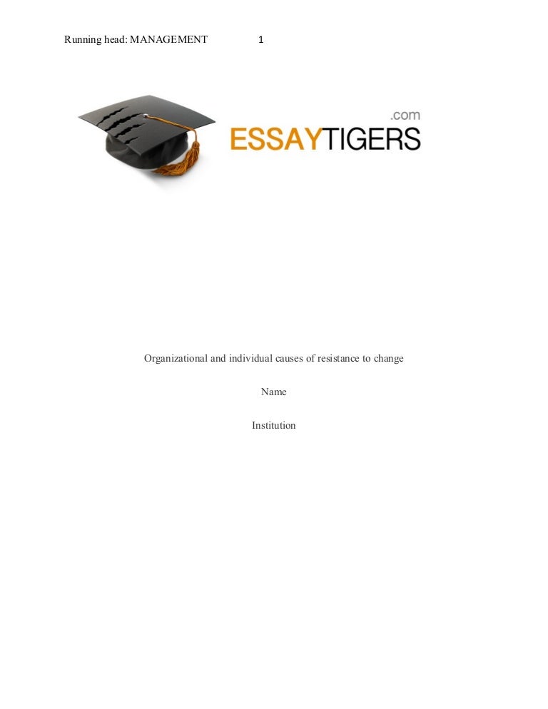 organizational change essay