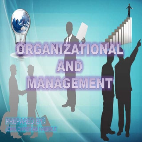 Organizational and management 