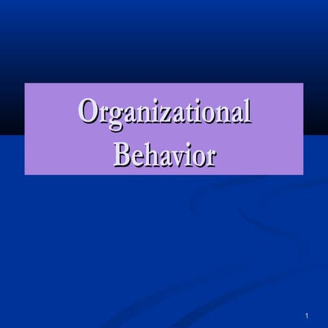 Organizationalbehavior 110209013753-phpapp02