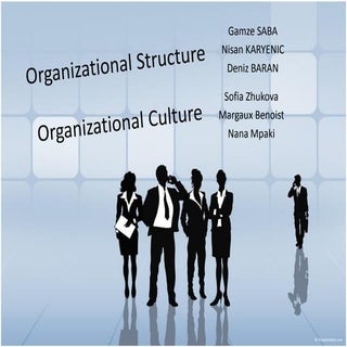 Organizational Structure and Culture