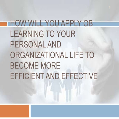 Organizational behaviour