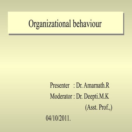 Organizational behaviour.pptx on community