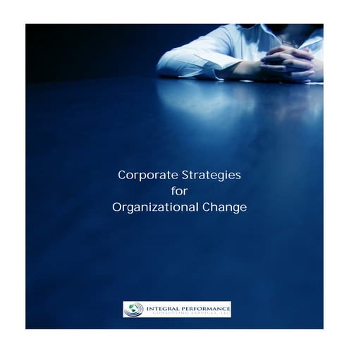 Organizational Change