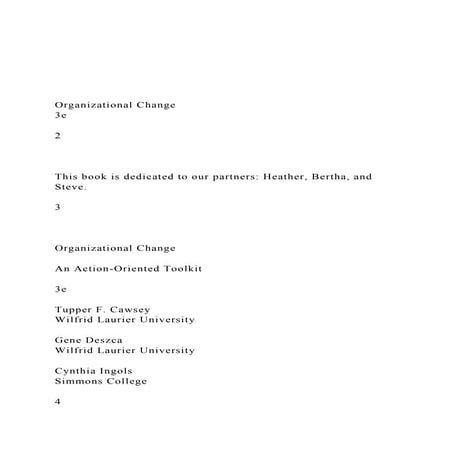 Organizational Change3e2This book is dedicat.docx