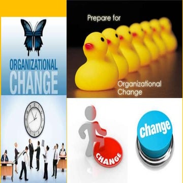 Organizational change and development