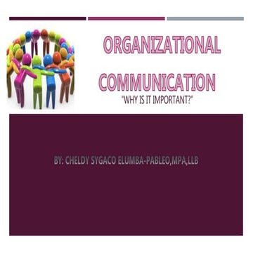 Importance of Organizational Communication