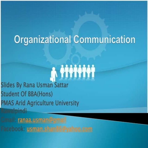 Organizational communication