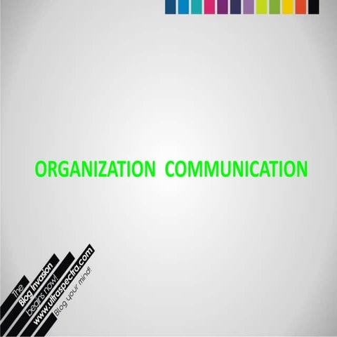 Organizational communication 2