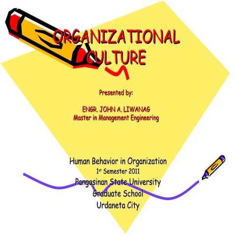Organizational Culture