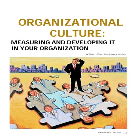 Organizational culture | PDF