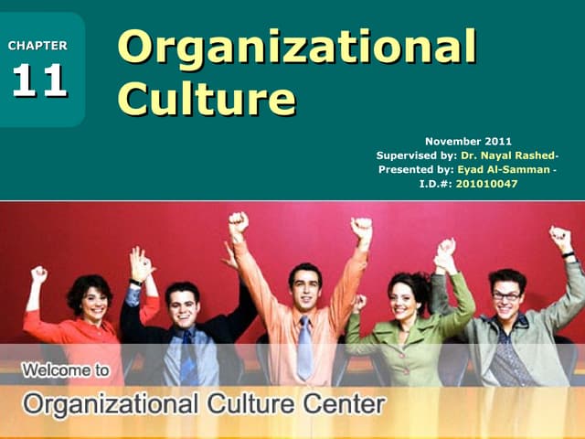 Building a Great Organizational Culture | PPTX