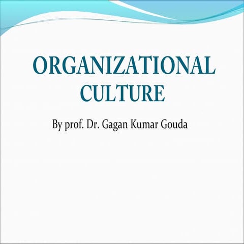 ORGANIZATIONAL culture 