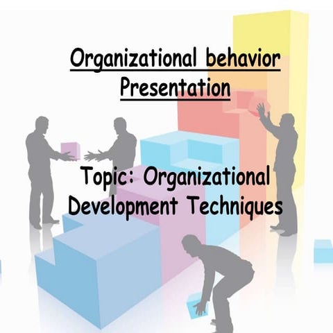 Organizational developmemt techniques