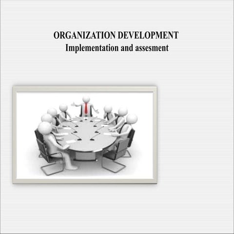 Organizational Development and effective