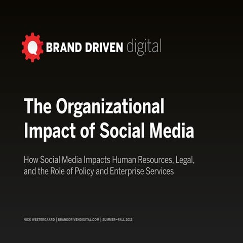Organizational Impact of Social Media