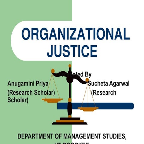 Organizational justice