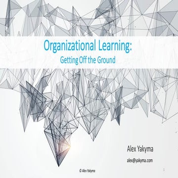 Organizational learning   getting off the ground - final 2